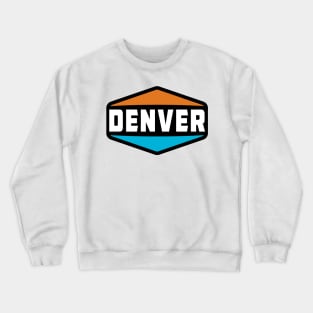 Denver Colorado Rocky Mountains Mile High City Crewneck Sweatshirt